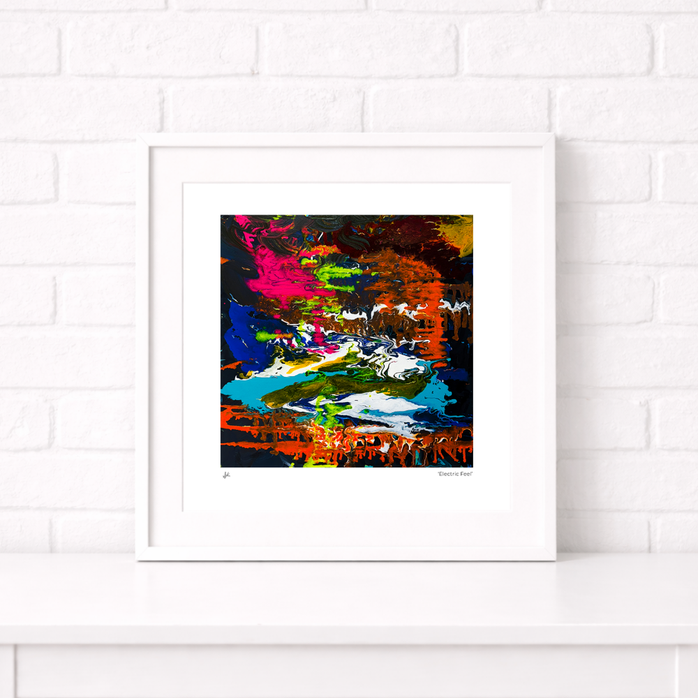 MGMT 'Electric Feel' Art Print — Synesthesia Art by Sarah Kraning